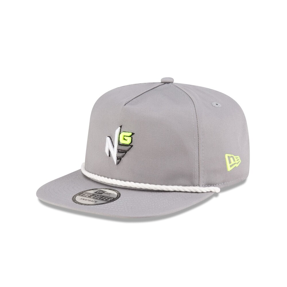 New Era Golf Gray Logo Golfer Hat - One Size